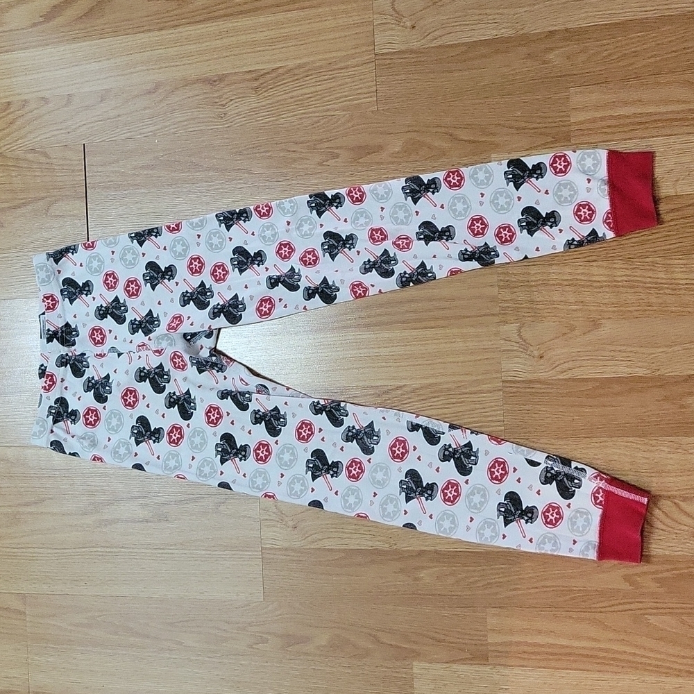 Size 140 (10) Hanna Andersson Star Wars 100% organic pj Bottoms Valentines